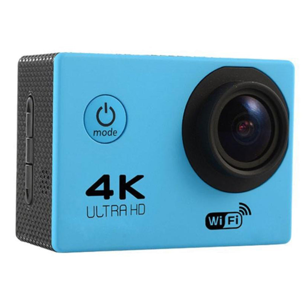SJ4000 SD3H-2 4K 30FPS WiFi Action Camera Ultra HD Extreme Sports DV Camera with Waterproof Case - Blue SJ4000 SD3H-2 4K 30FPS WiFi Action Camera Ultra HD Extreme Sports DV Camera with Waterproof Case - Blue